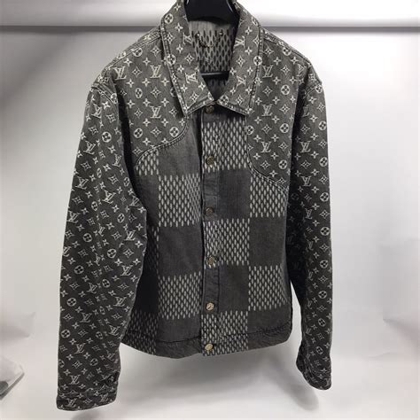 lv x nigo jacket|louis vuitton denim noir jacket.